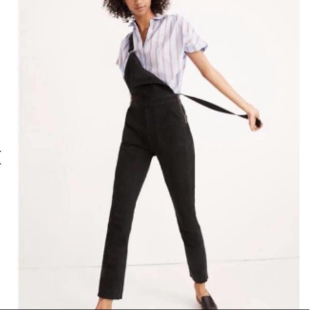 Madewell Skinny Overalls in Lunar Wash
